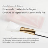 Mascarilla envolvente nocturna de colágeno